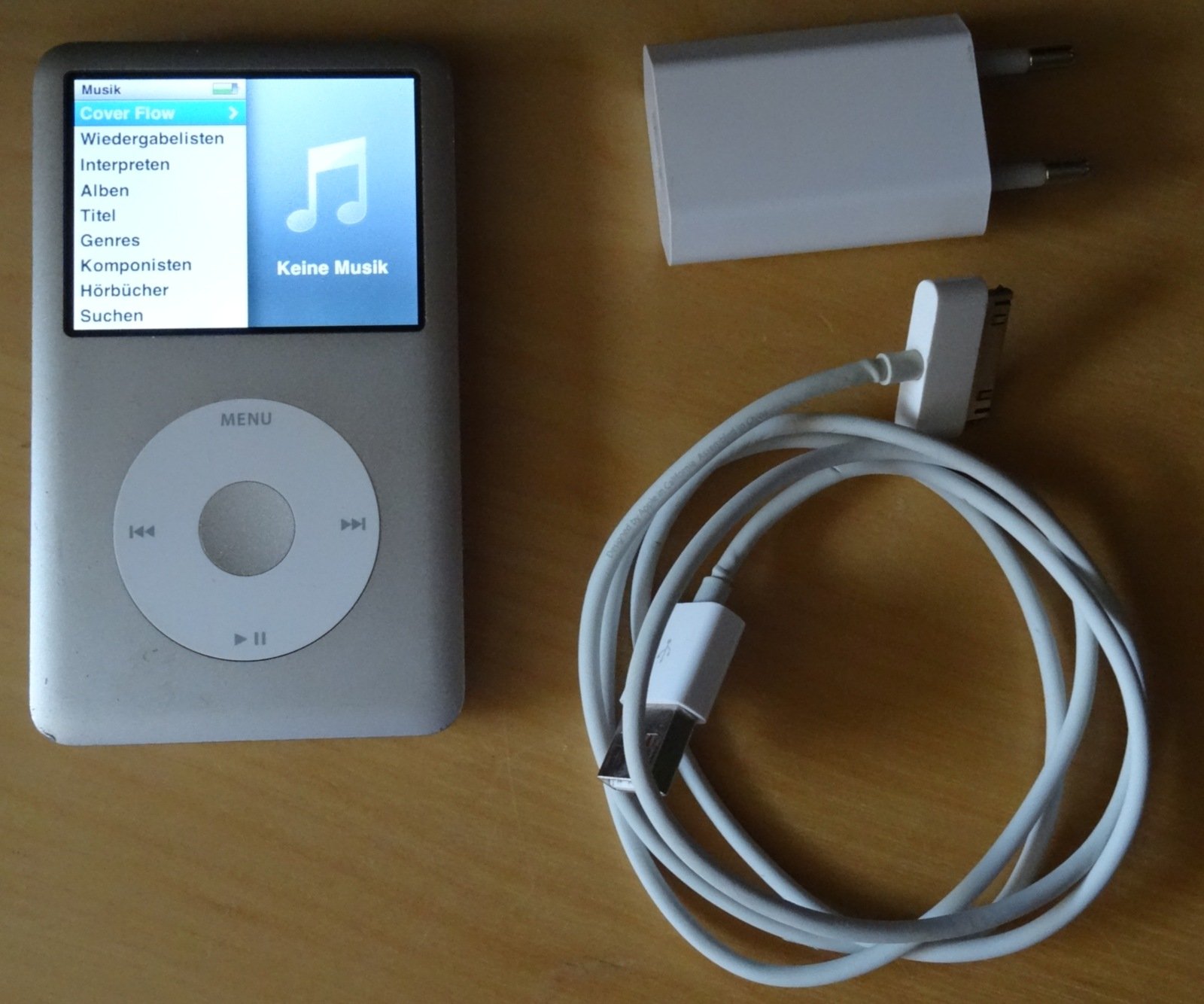 Apple iPod classic classic 80GB, Silver 80GB Silver - MP3/MP4